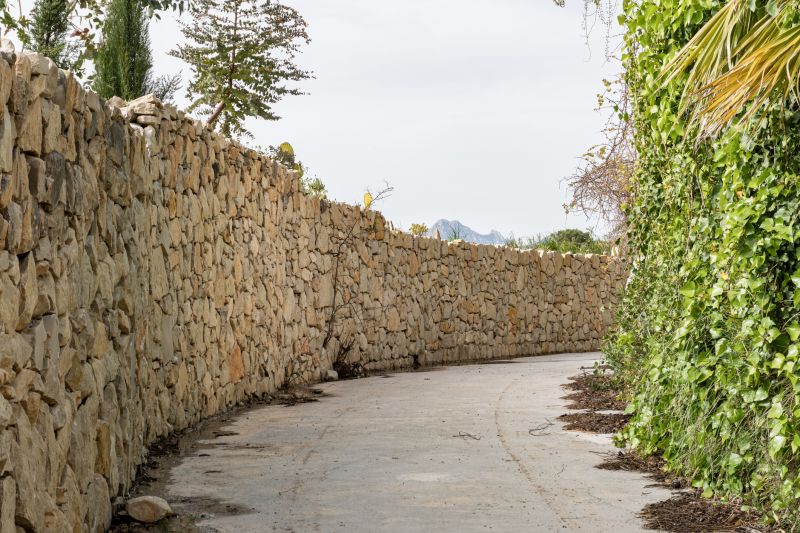 Elegant Stone Wall